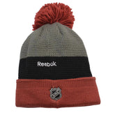 Arizona Coyotes Reebok NHL Hockey Team Waffle Knit Pom Knit Beanie Winter Hat